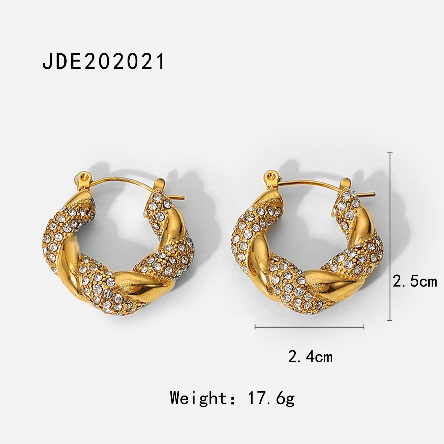 Gold Twist Earrings nugget earrings